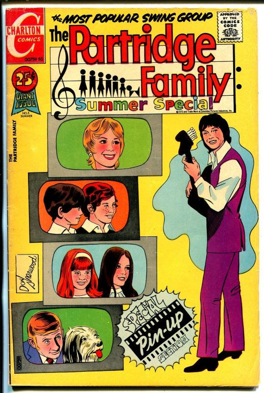 Partridge Family #5  1971 - Charlton  -VG+ - Comic Book