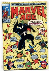 Marvel Age #19--Black Costume-- Spider-Man--comic book