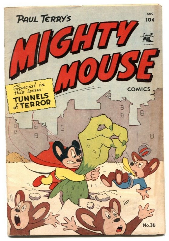 Mighty Mouse #36 1952- Golden Age comic VG/F