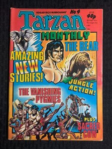 1981 TARZAN MONTHLY Magazine UK Magazine #4 FN+ 6.5 The Vanishing Pygmies