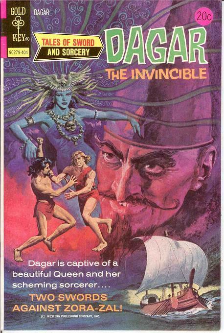 DAGAR THE INVINCIBLE 7 VF-NM   April 1974 COMICS BOOK