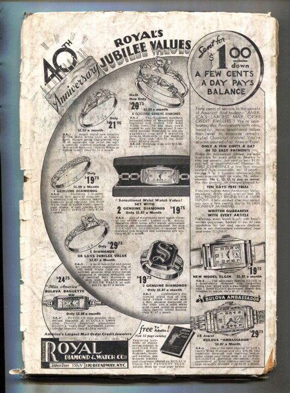 DIME ADVENTURE #1 Pulp - June 1935-Rare-Historic first issue