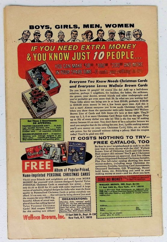 The X-Men #35 (1967) GD large tear across bc