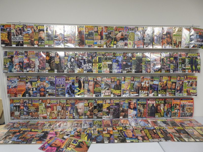 Starlog Magazine 1-185 Complete Run! Plus 122 other Starlog issues! Avg FN Cond!