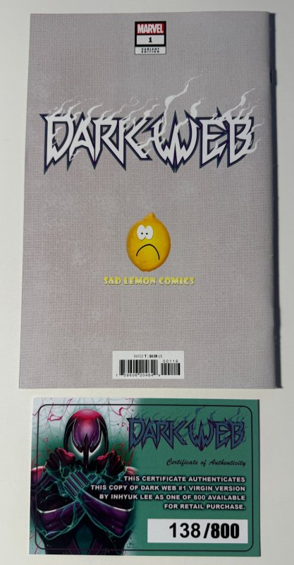 Dark Web Lee Variant Cover (2023)