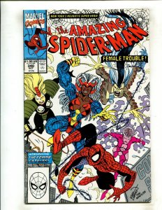 AMAZING SPIDER-MAN #340 (9.2) ERIK LARSEN!! 1990
