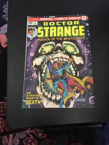 Doctor Strange #4 (1974) Silver dagger! Dr meets Death! Wow! High-grade! VF Wow!