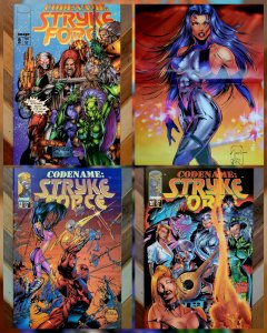 Codename Strykeforce #8, 11, 12 + Poster / Marc Silvestri Image Comics 1994 VF+
