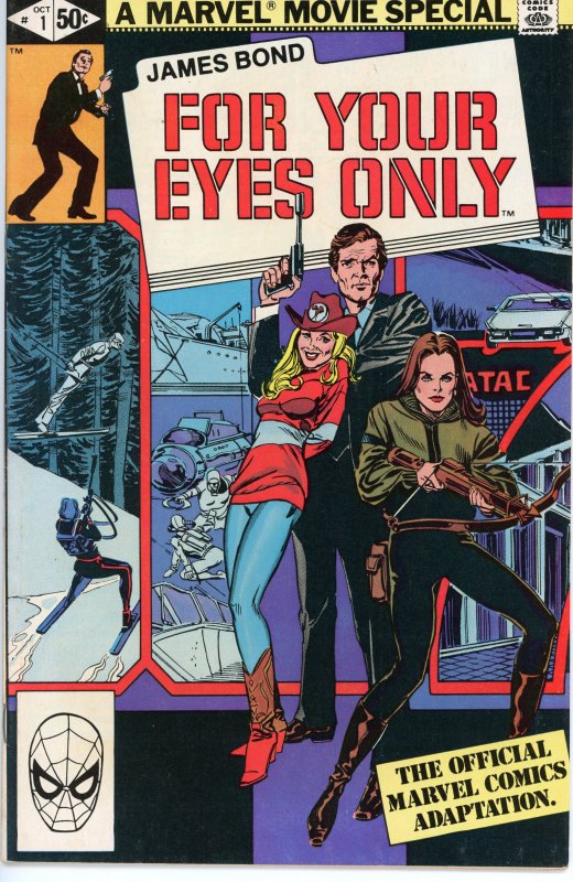 James Bond: For Your Eyes Only Movie Adaption Set 1, 2   Both VF  1981