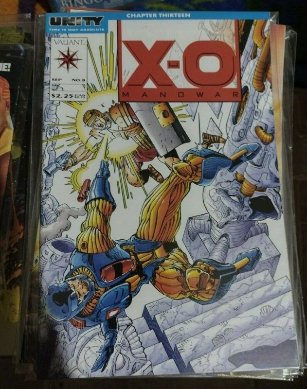 X-O MANOWAR # 8  1992 VALIANT unity pt 13  simonson cover