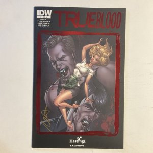 True Blood 2 2010 Signed by Nei Ruffino Hasting Foil Variant IDW VF