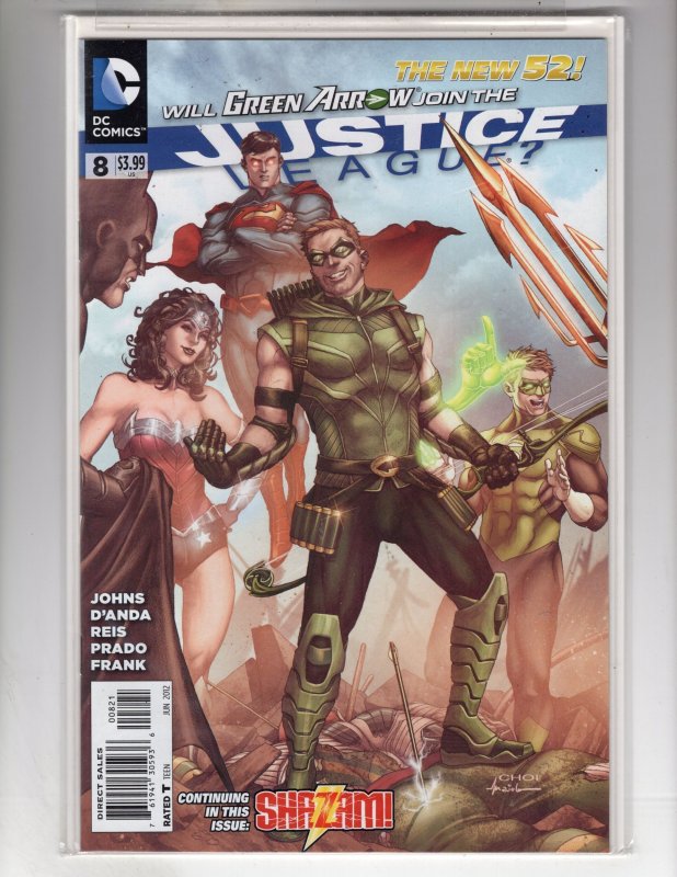 Justice League #8 Variant Cover (2012)   / 115-GMA1