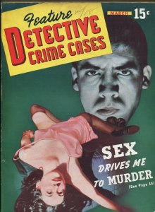 Feature Detective Crime Cases 3/1942-exploitation-spicy photos-sensational-FN/VF