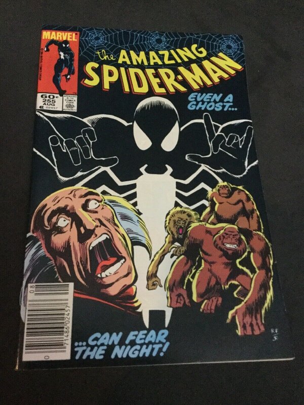 Amazing Spider-Man 255 Nm- Near Mint- Newsstand Edition Marvel Comics