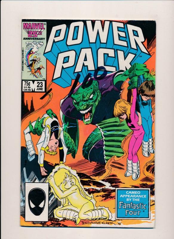 MARVEL LOT OF 10-POWER PACK #2,4,5,6,7,13,17,20,23,25 1984/85 F/VF (PF81)