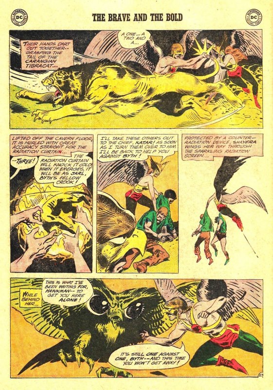 BRAVE AND THE BOLD #42 (June1962) 2.0 GD Joe Kubert! Gardner Fox! Hawkgirl!