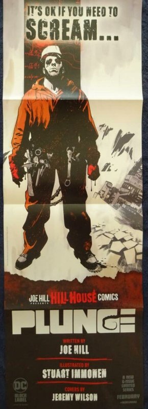 PLUNGE Promo Poster, 12 x 36, 2019, DC Unused more in our store 567