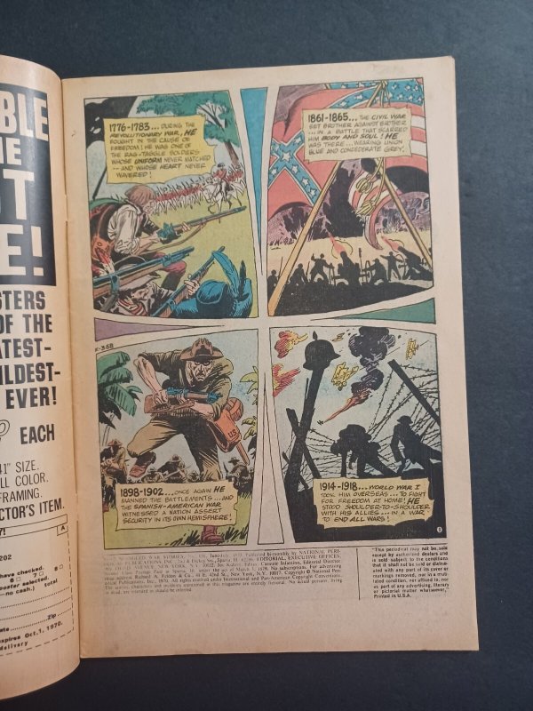 Star Spangled War Stories #151 - 1st Unknown Soldier - KEY - Kubert - 1970 - FN
