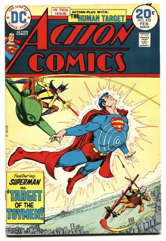 ACTION COMICS #432 1974-SUPERMAN-1st app TOYMAN