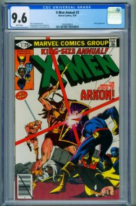 X-MEN ANNUAL #3 CGC 9.6 1979-Wolverine-comic book 4330290023