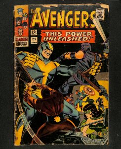Avengers #29 Black Widow! Swordsman! Power Man!