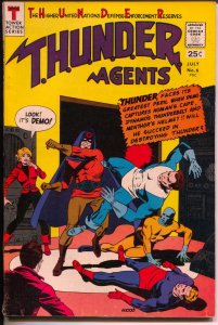 THUNDER Agents #6  1966 - Tower Comics  -FN+ - Comic Book