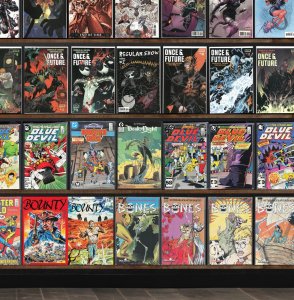Huge Lot 140+ Comics with Booster Gold, Blue Devil, Once & Future & More!