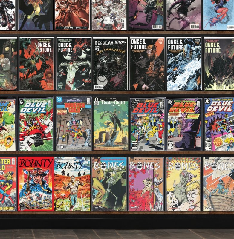 Huge Lot 140+ Comics with Booster Gold, Blue Devil, Once & Future & More!