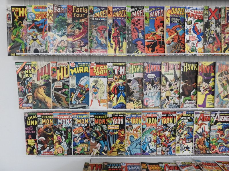 Huge Lot 150+ Silver/Bronze Comics W/ Daredevil, Fantastic Four, +More! See desc
