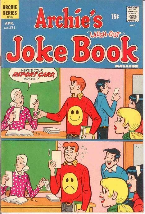 ARCHIES JOKE BOOK (1954-1982)171 F April 1972 COMICS BOOK