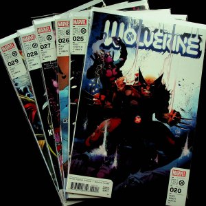 Wolverine #20, 25-29 (Apr 2022-Jan 2023, Marvel) - Near Mint - 6 Issues