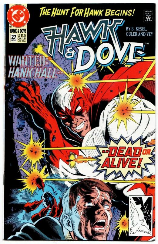 Hawk & Dove #27 (DC, 1991) FN/VF