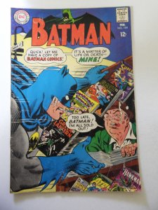 Batman #199 (1968) GD Condition, moisture stains, 3/4 tear bc