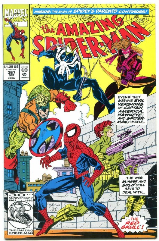 AMAZING SPIDER-MAN #367 1992-MARVEL COMICS NM