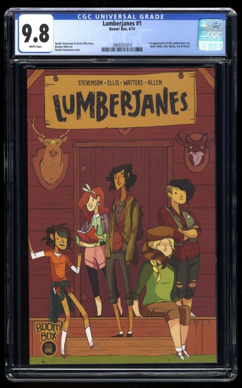 Lumberjanes (2014) #1 CGC NM/M 9.8 White Pages Boom Studios!