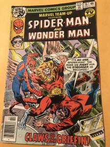 MARVEL TEAM-UP #78 : 2/79 Fn/VF; Wonder Man & Spider-Man; Griffin