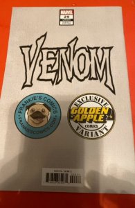Virgin Venom #1 and venom #28 golden apple variant WWE