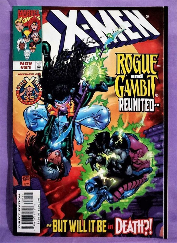 X-MEN #81 Adam Kubert Joe Kelly Rogue & Gambit Reunited (Marvel 1998)