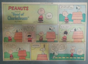 Peanuts Sunday Page by Charles Schulz from 8/27/1967 Size: ~11 x 15 inches 
