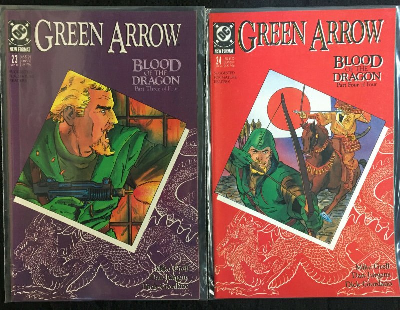 GREEN LANTERN, GREEN ARROW LOT  VF/NM 11 COMICS GRELL ART INCLUDES #1