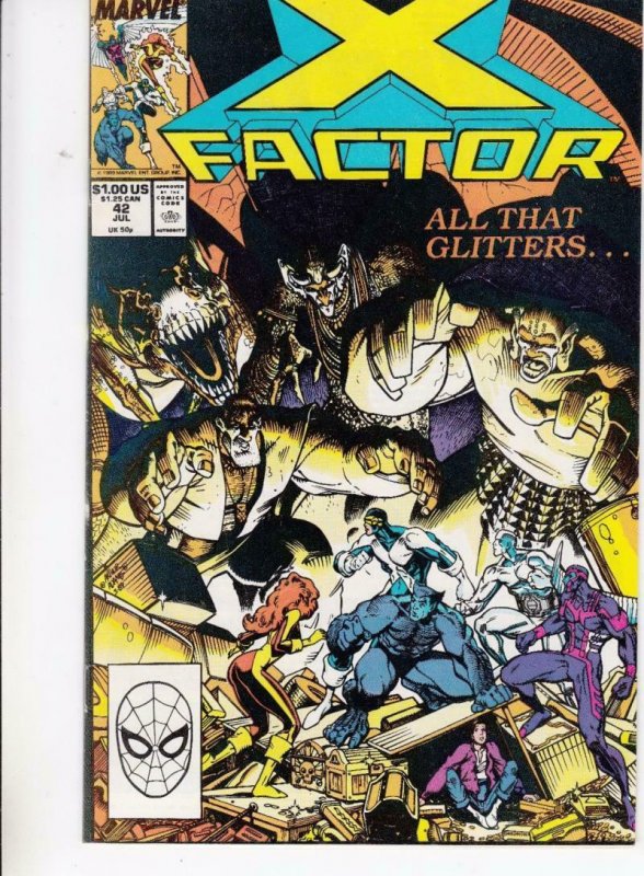 X-FACTOR #42, VF/NM, Simonson, Mutants, Art Adams, 1986 1989, Marvel, more in st