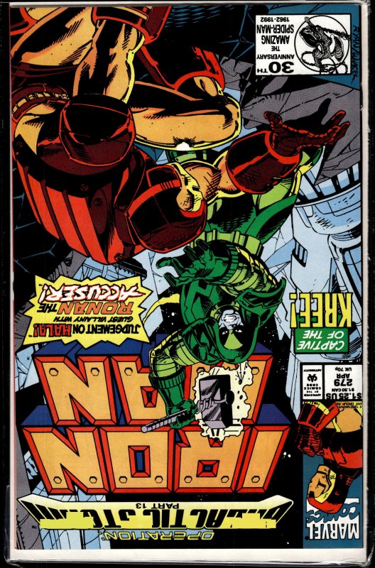 Iron Man #279 Direct Edition (1992) Iron Man