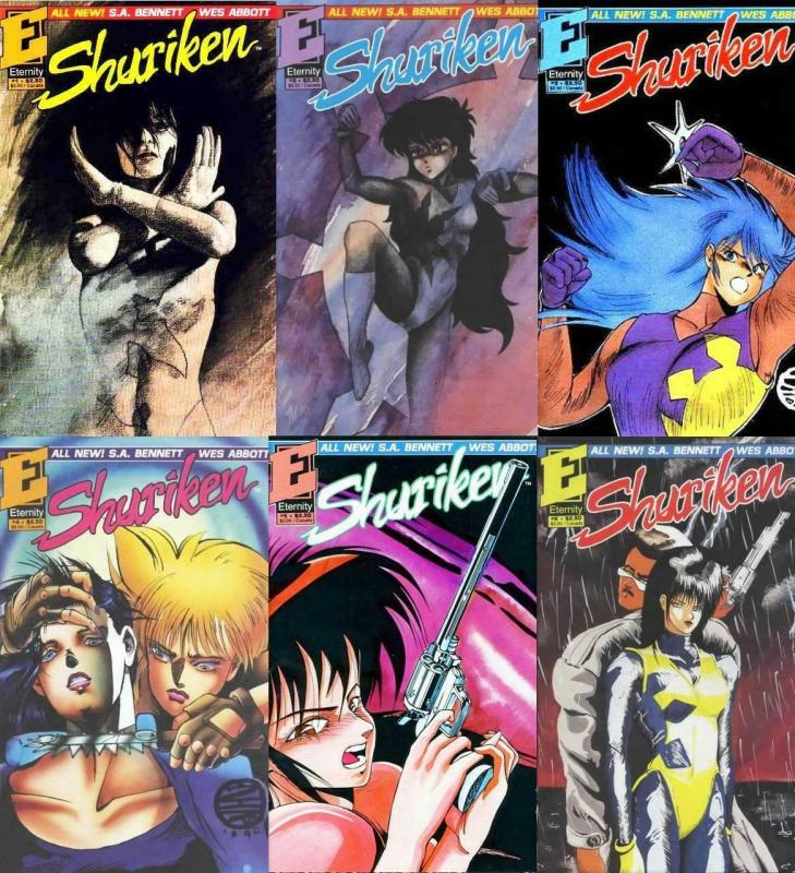 SHURIKEN (1991 ET) 1-6  COMPLETE!!! COMICS BOOK