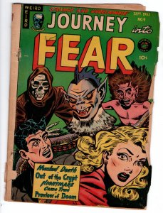 Journey Into Fear #9 (1952)  FR/G 1.5  Superior pre-code horror