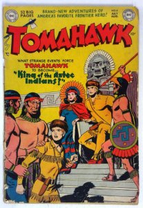 Tomahawk #6 (1951) Aztec Indians comic book DC G