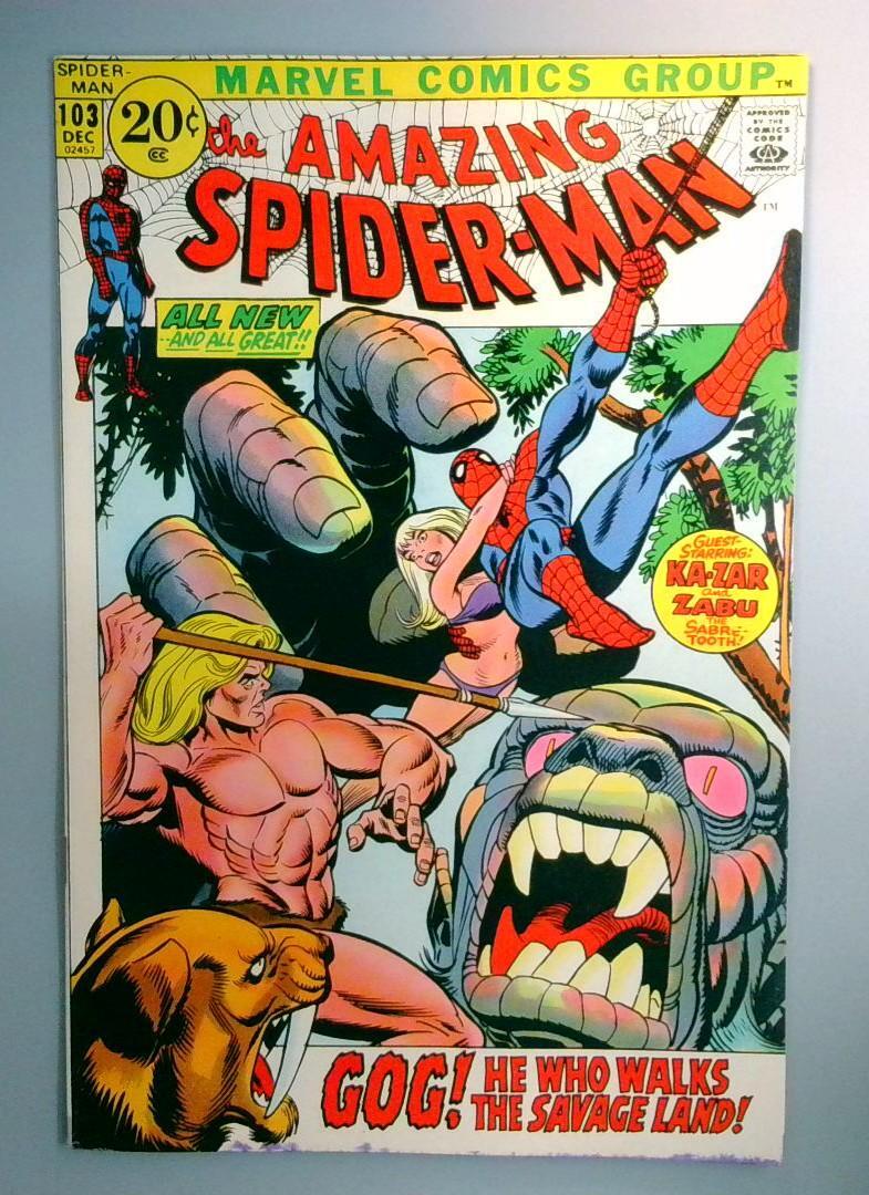 Amazing Spider-Man #103 VF+ 1st Appearance of Gog Tsiln Marvel 1971
