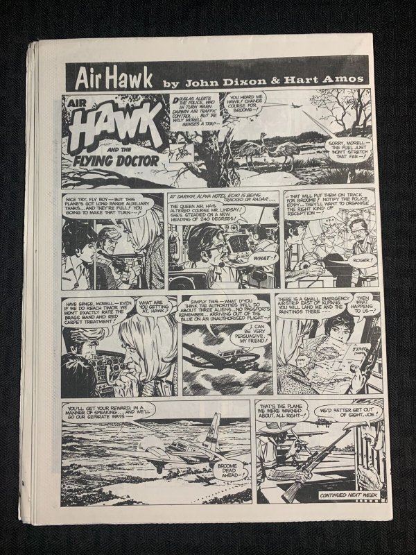 1973 MENOMONEE FALLS GAZETTE Comic Weekly #81 FN 6.0 Flash Gordon / Air Hawk
