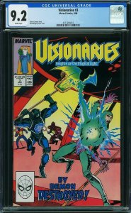 Visionaries #3 (1988) CGC 9.2 NM-
