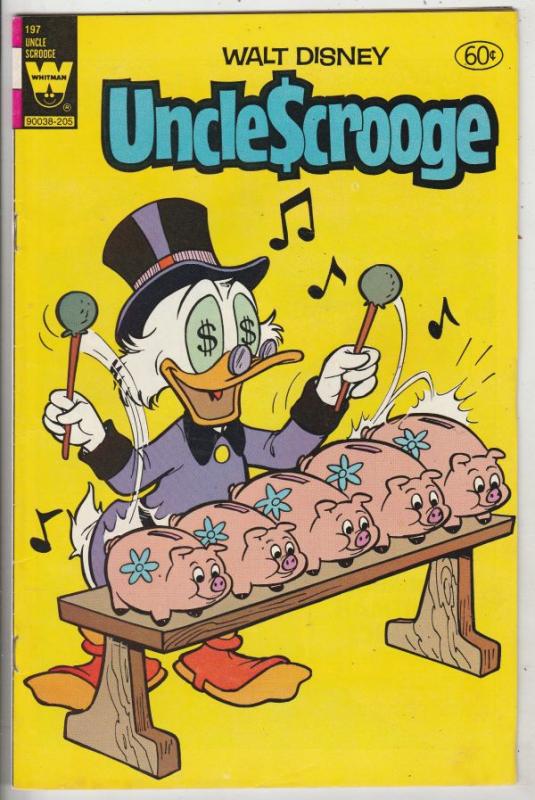 Uncle Scrooge, Walt Disney #197 (Apr-82) VF+ High-Grade Uncle Scrooge