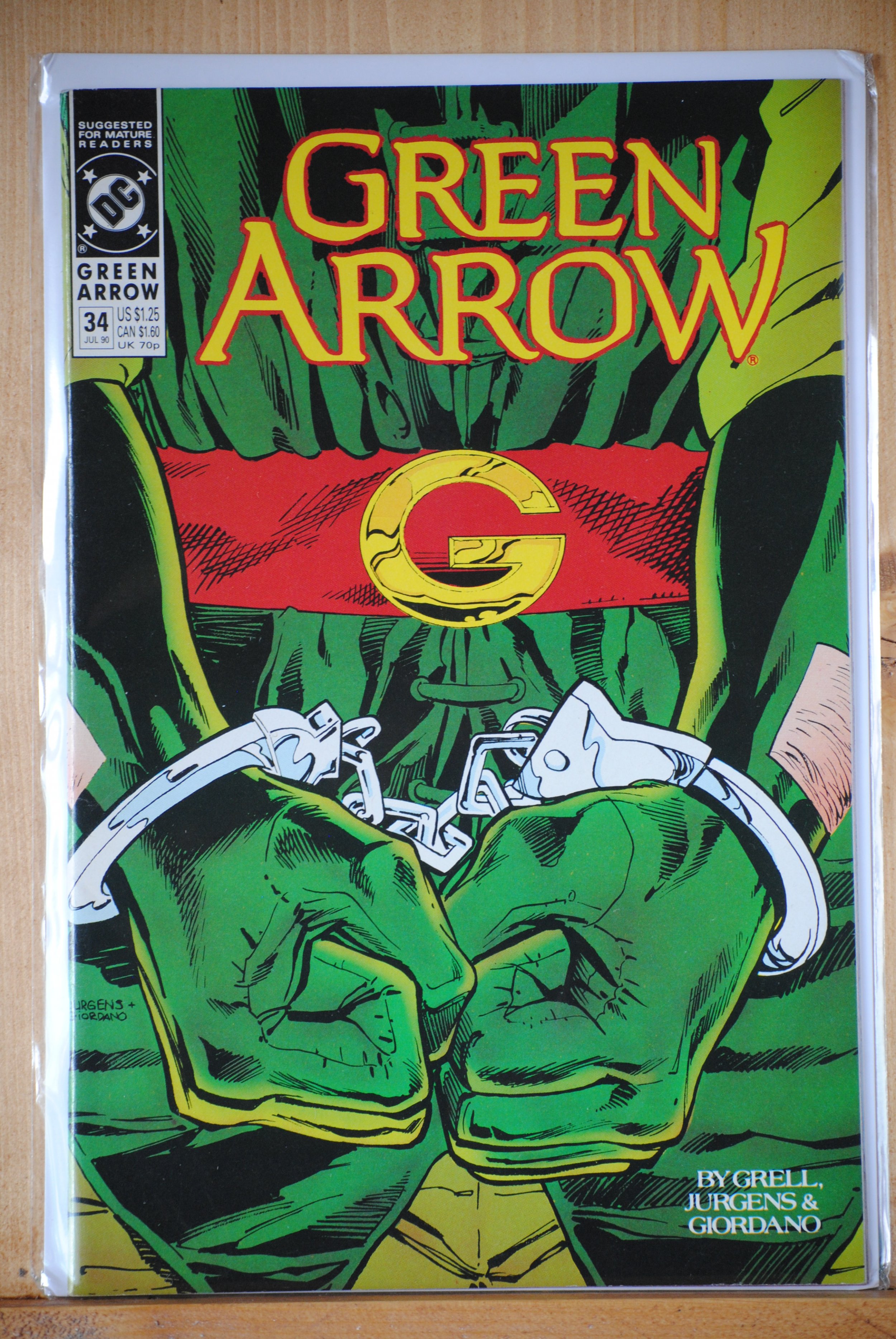 Green Arrow 34 1990 Comic Books Copper Age Dc Comics Superhero Hipcomic 1431